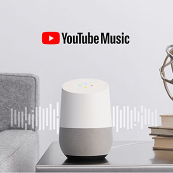 youtube music for google home